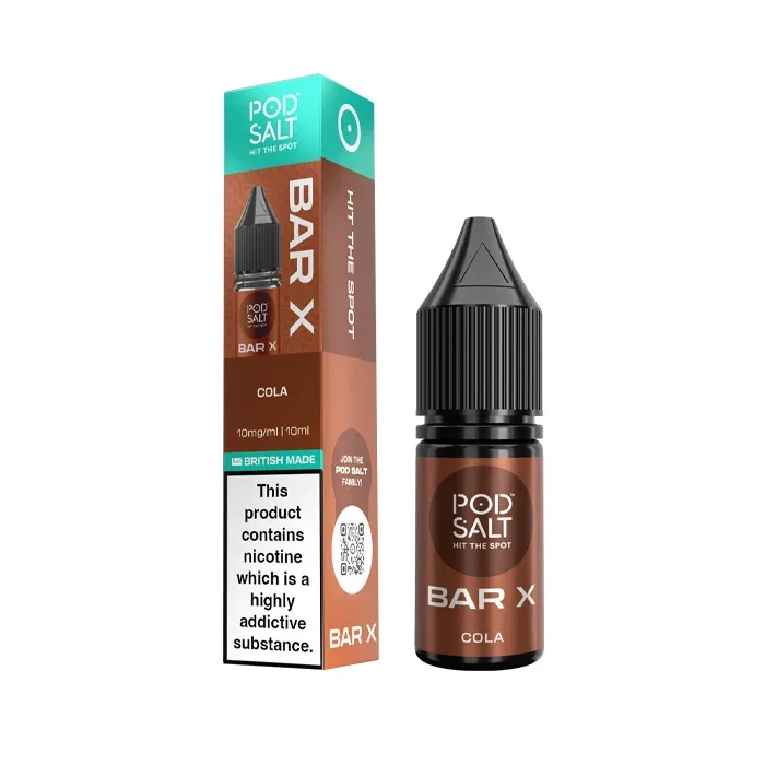 Cola Nic Salt E-Liquid by Pod Salt Bar X