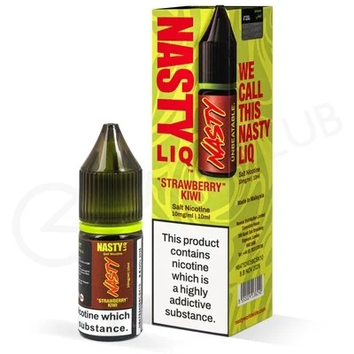 Strawberry Kiwi Nic Salt E-Liquid by Nasty Liq