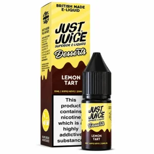 Just Juice Desserts Lemon Tart Nic Salt E-Liquid 10ml