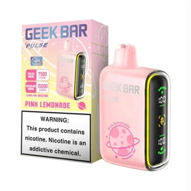 GEEK BAR PULSE 5% NIC 15000 PUFFS VAPE (PINK LEMONADE)