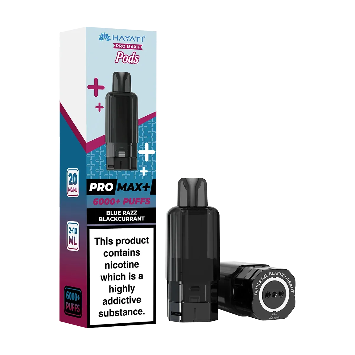 Blue Razz Blackcurrant Hayati Pro Max+ Refill Pack