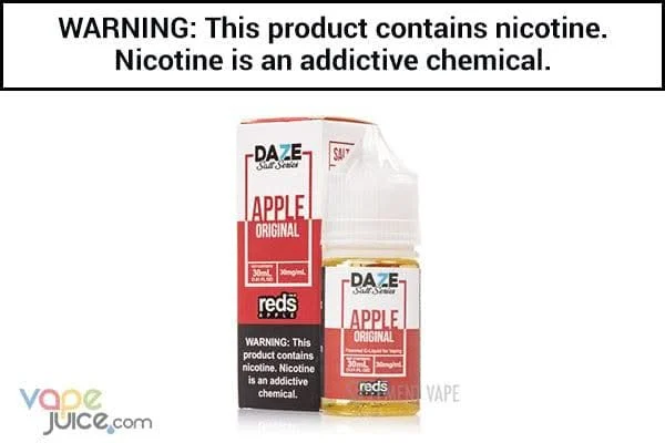 REDS APPLE BY 7 DAZE SYNTHETIC SALT 30ML