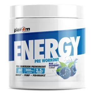 Per4m Energy Pre Workout - 390g - Blue Raspberry