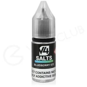 Blueberry Ice Nic Salt E-Liquid by V4 VAPOUR