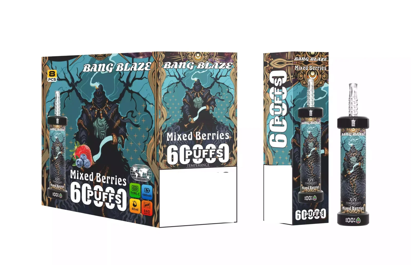 BANG BLAZE 60000 Puffs DSK051 Bulk Buy Rechargeable Disposable Vapes Wholesale - Image 2