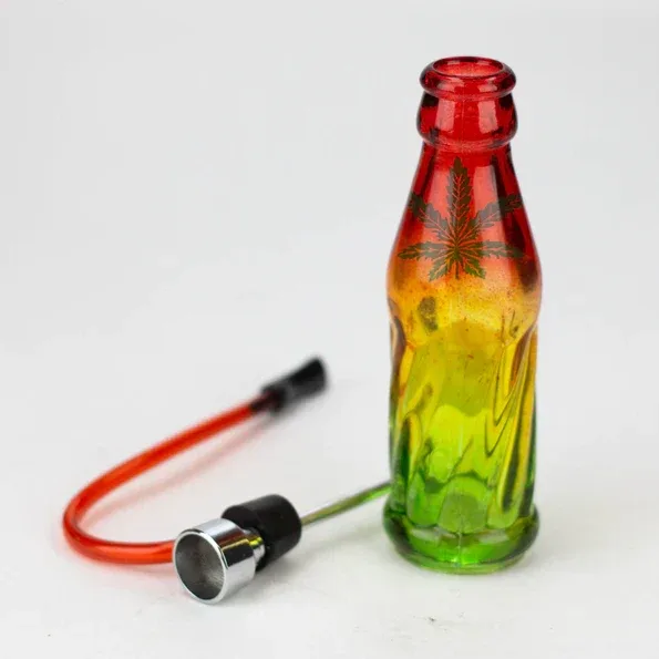 5" Rasta Mini Glass Water Pipe - Image 2