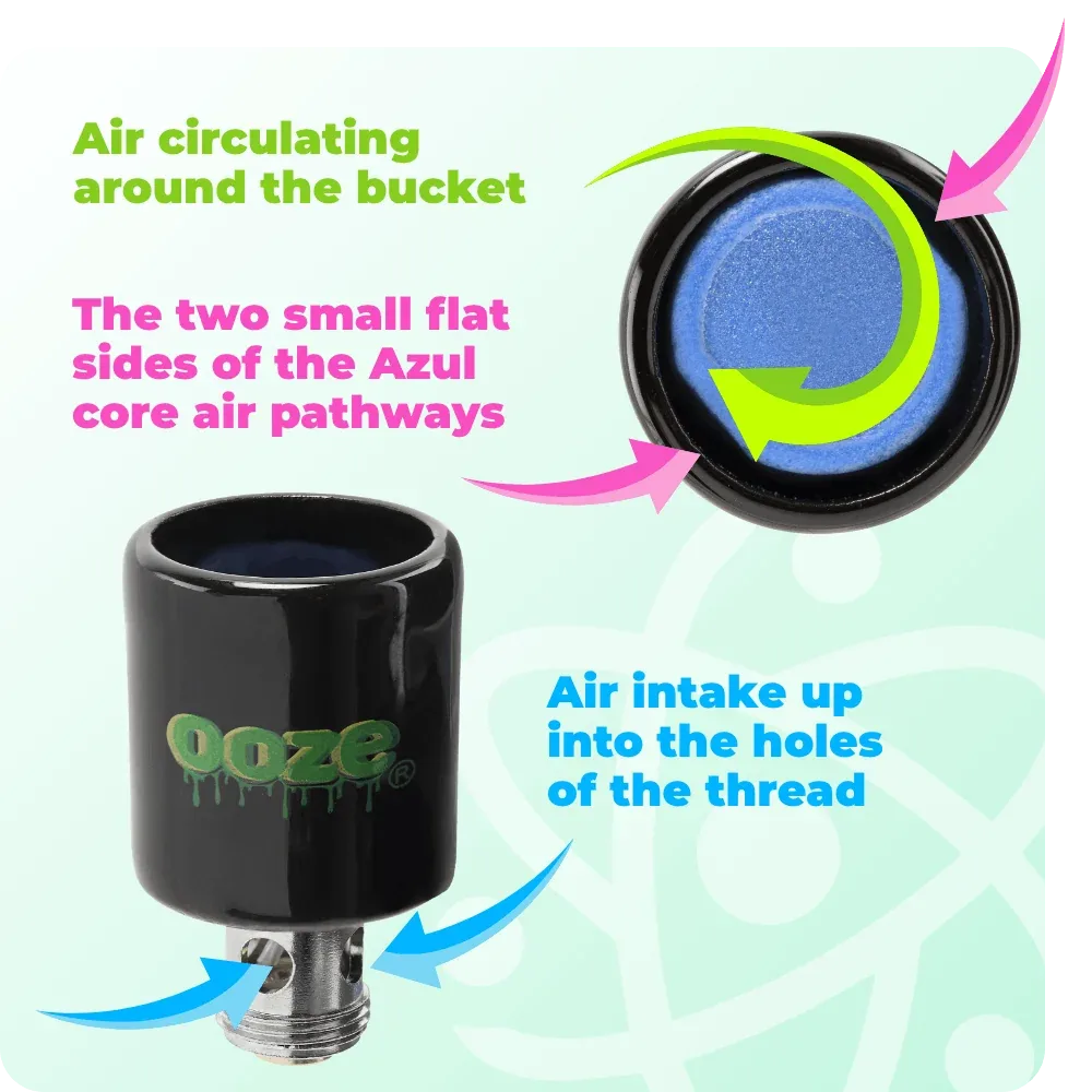 Ooze Electro Barrel Onyx Atomizer Replacement (2 Pack) - Image 2