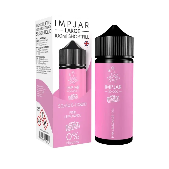 Pink Lemonade 100ml Shortfill by Imp Jar Large