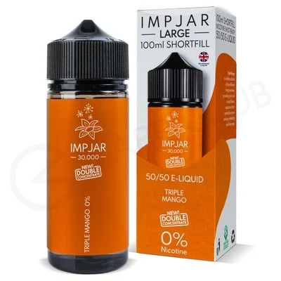 Triple Mango Shortfill E-Liquid by Imp Jar Large 100ml