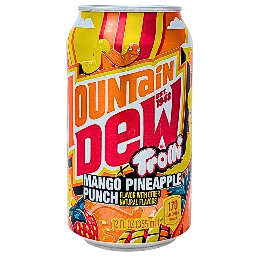 Mountain Dew Trolli Mango Pineapple Punch 355ml