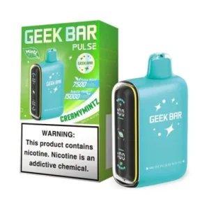 GEEK BAR PULSE 5% NIC 15000 PUFFS VAPE (CREAMY MINTZ)