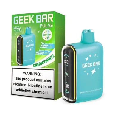 GEEK BAR PULSE 5% NIC 15000 PUFFS VAPE (CREAMY MINTZ)