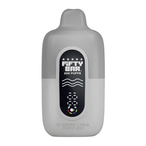 Fifty Bar V2 Silver Series 20K 2% Disposable Vape Device - 3PK - Image 2