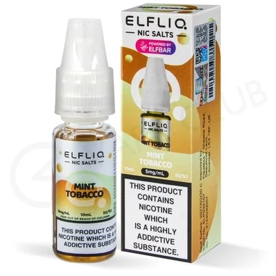 Mint Tobacco Nic Salt E-Liquid by Elf Bar Elfliq