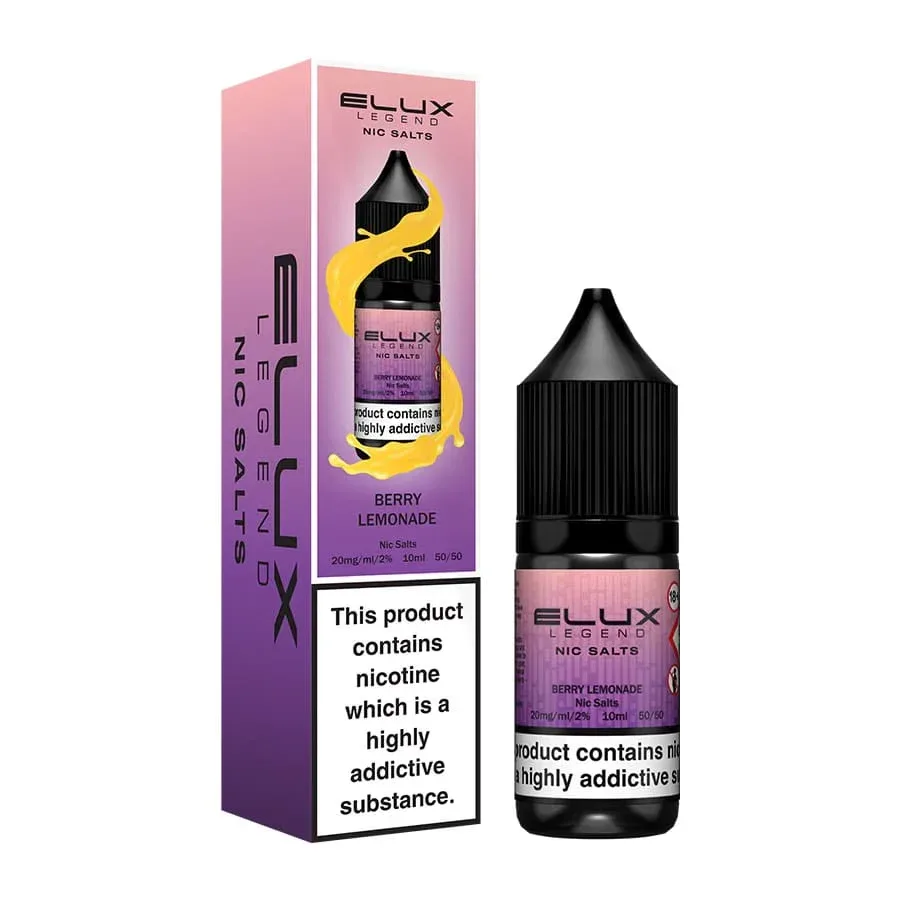 Elux - Legend Nic Salts 10ml - Berry Lemonade