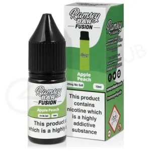 Apple Peach Nic Salt E-lIquid by Ramsey Bar Fusion