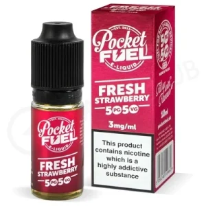 Fresh Strawberry E-Liquid by Pocket Fuel 50/50