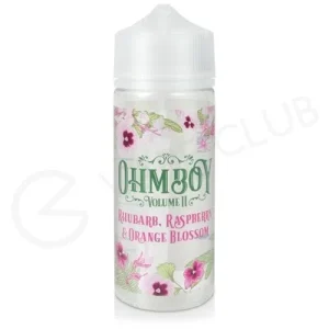 Rhubarb, Raspberry & Orange Blossom Shortfill E-Liquid by Ohm Boy Volume II 100ml