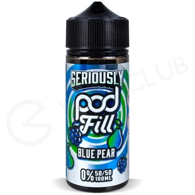 Blue Pear Shortfill E-Liquid by Seriously Pod Fill 100ml