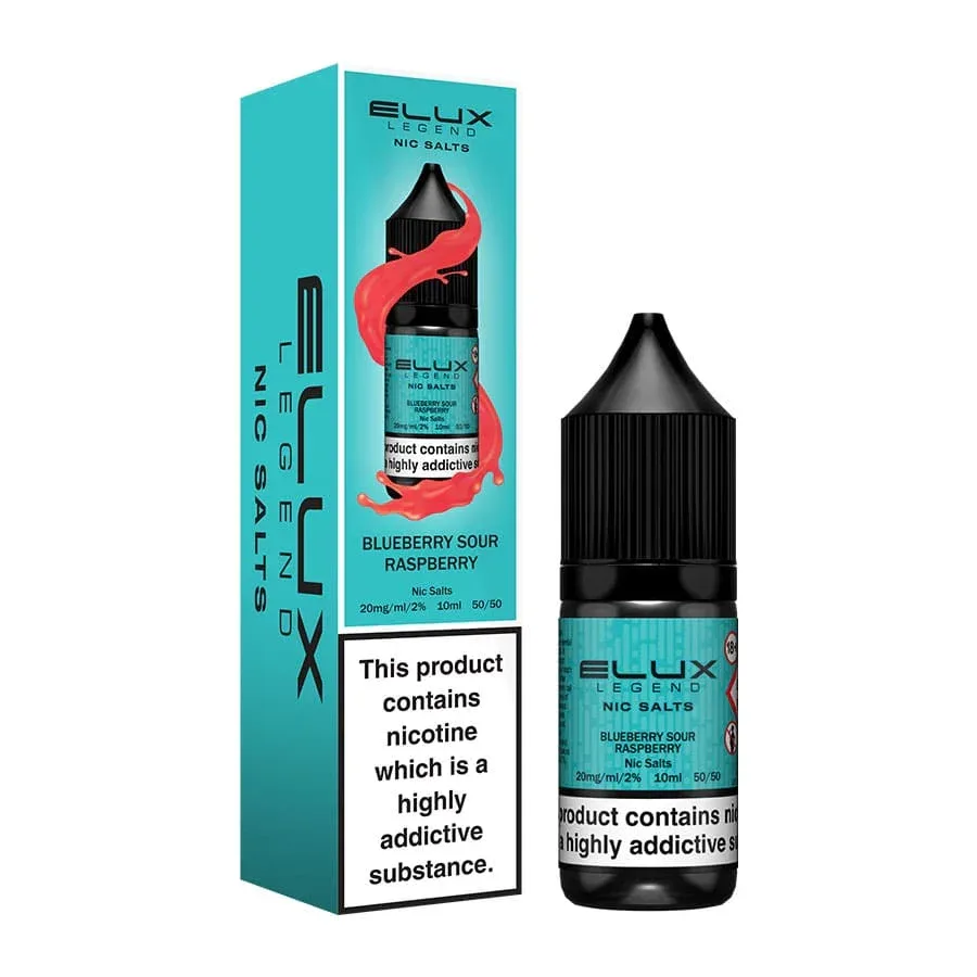 Elux - Legend Nic Salts 10ml - Blueberry Sour Raspberry