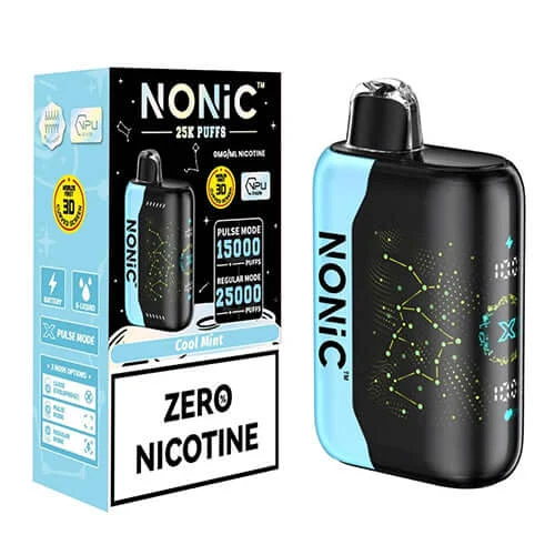 NONIC Cool Mint 25K ZERO Nicotine Disposable