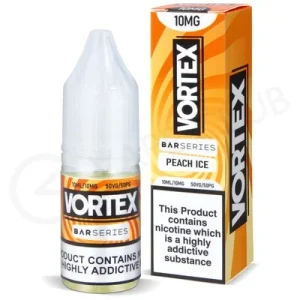 Peach Ice Nic Salt E-Liquid by Vortex Bar Series