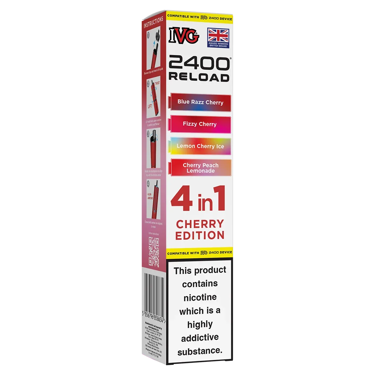 Cherry Edition IVG 2400 Refill Pods