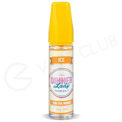 Sun Tan Mango Shortfill E-Liquid by Dinner Lady Summer Holidays 50ml