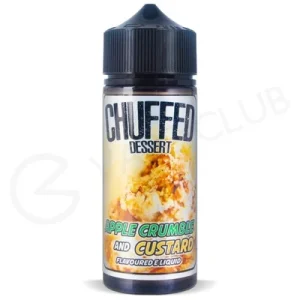 Apple Crumble & Custard Shortfill E-Liquid by Chuffed Desserts 100ml