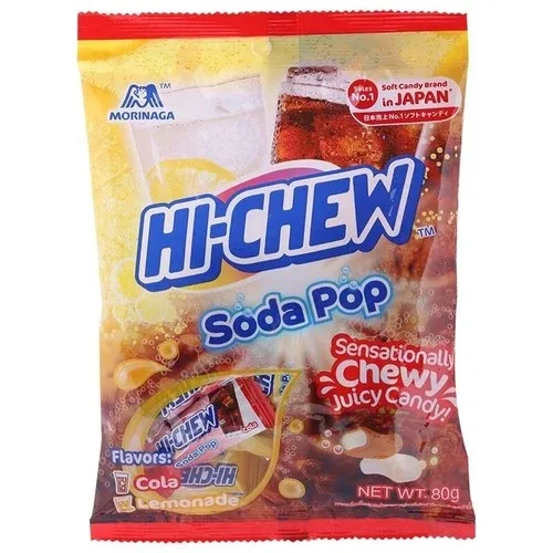 Hi-Chew Soda Pop(Cola & Lemonade) Japanese 80g