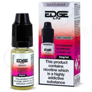 Strawberry Raspberry Cherry Ice Nic Salt E-Liquid by Edge Liq