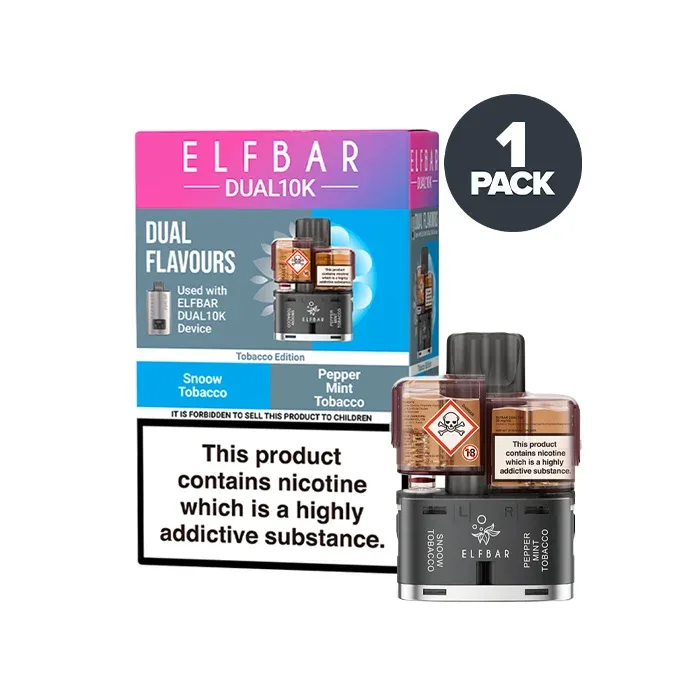 Tobacco Edition Elf Bar Dual 10K Refill Pack