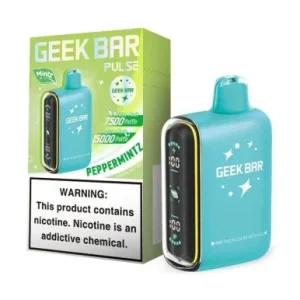 GEEK BAR PULSE 5% NIC 15000 PUFFS VAPE (PEPPER MINTZ)