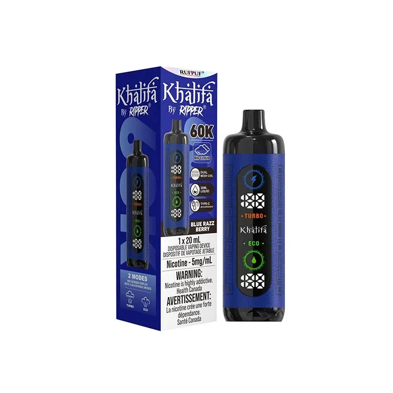 Khalifa by Ripper Blue Razz Berry 60k