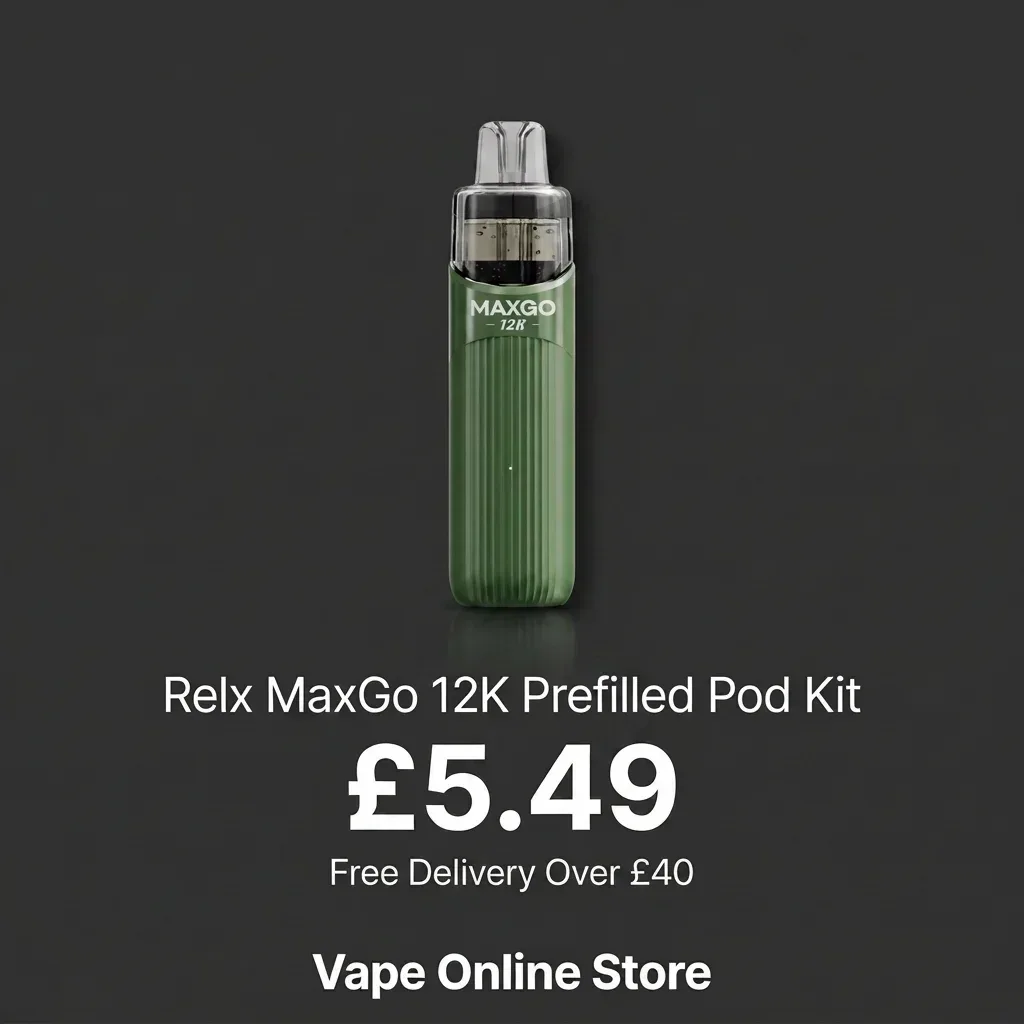 Relx Maxgo 12k Puff Vape | Clearance Price £5.49 - Image 2