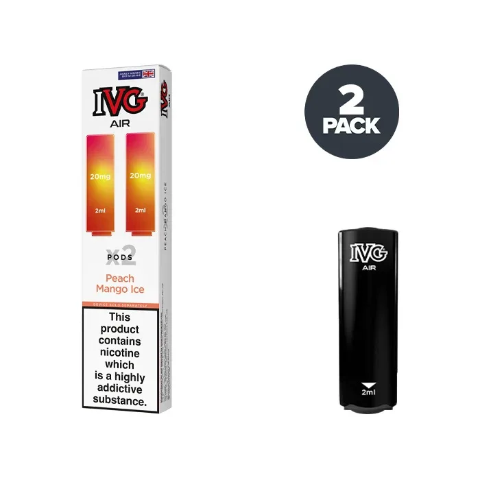 Peach Mango Ice IVG Air Pre-filled Pods