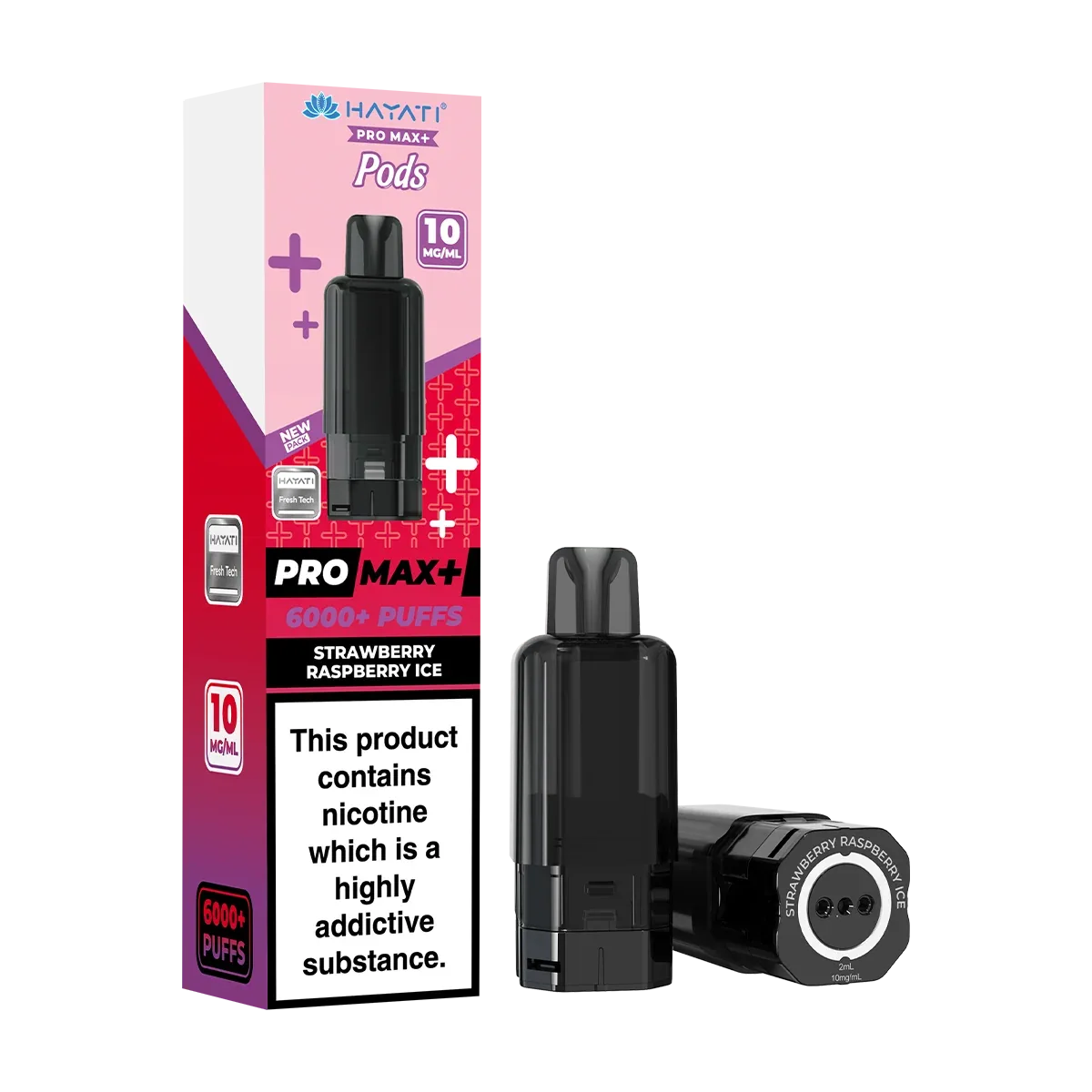 Strawberry Raspberry Ice Hayati Pro Max+ Refill Pack - Image 2
