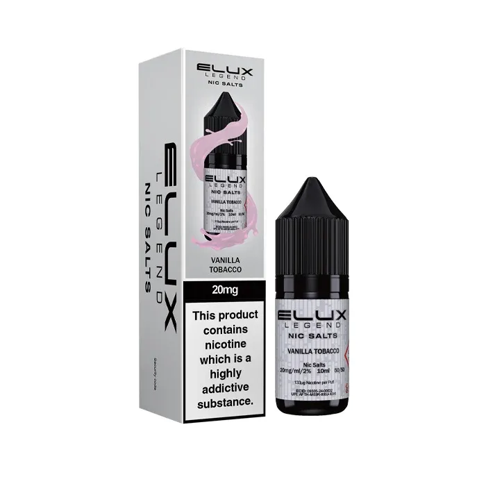 Vanilla Tobacco 10ml Nic Salt by Elux Legend