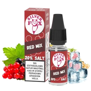 Silver Fox Salts Red Mix 20mg Nicotine Salt E‑Liquid – 10ml LV