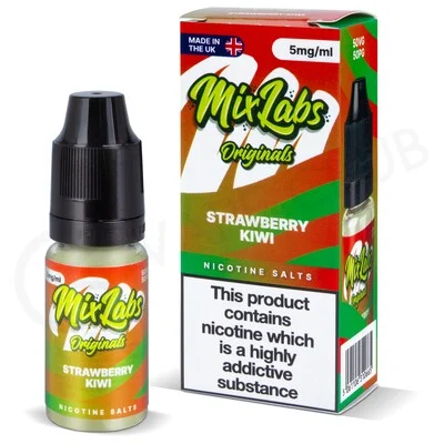 Strawberry Kiwi Nic Salt E-Liquid by Mix Labs - Image 2