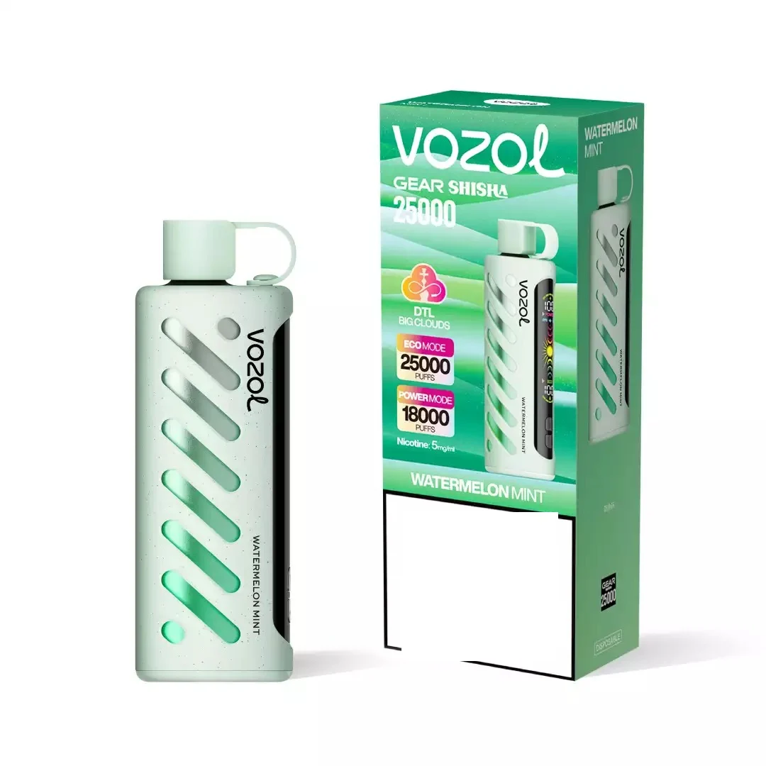 VOZOL Gear Shisha 25000 Puffs Dual Mesh Audio Interactive 50mg Bulk Buy Rechargeable Disposable Vapes Wholesale - Image 2