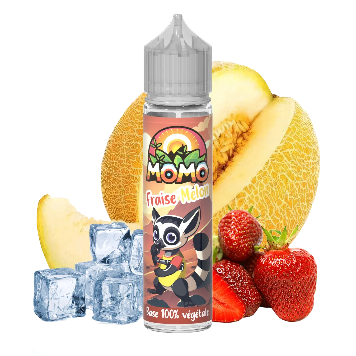 MOMO Fraise Melon 50ml shake and vape e-liquid