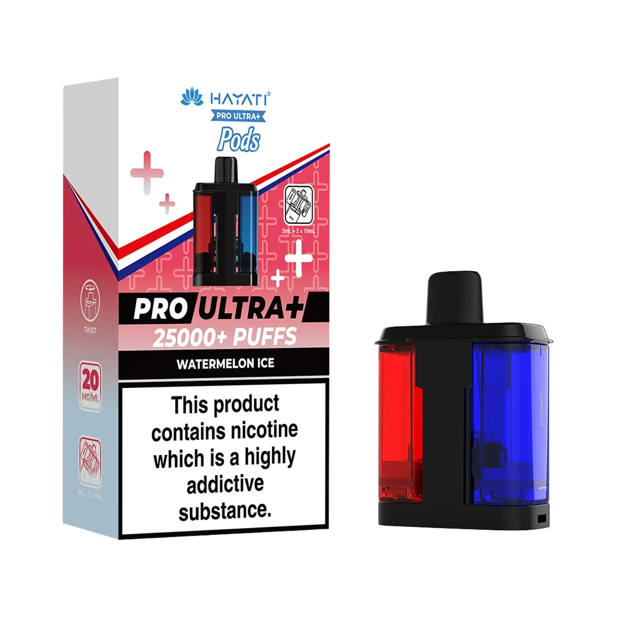 Watermelon Ice Hayati Pro Ultra Plus Refill Pack