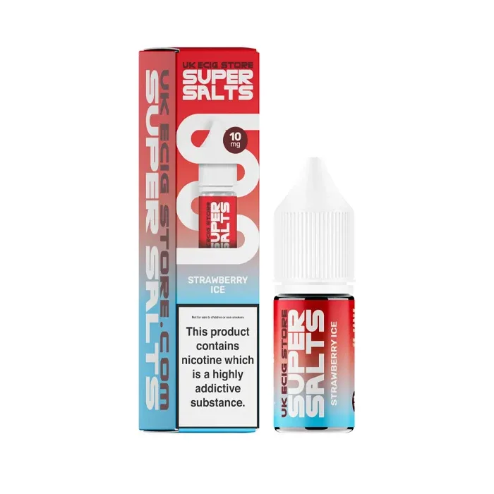 Strawberry Ice Nic Salt E-Liquid by Super Salts - Add On