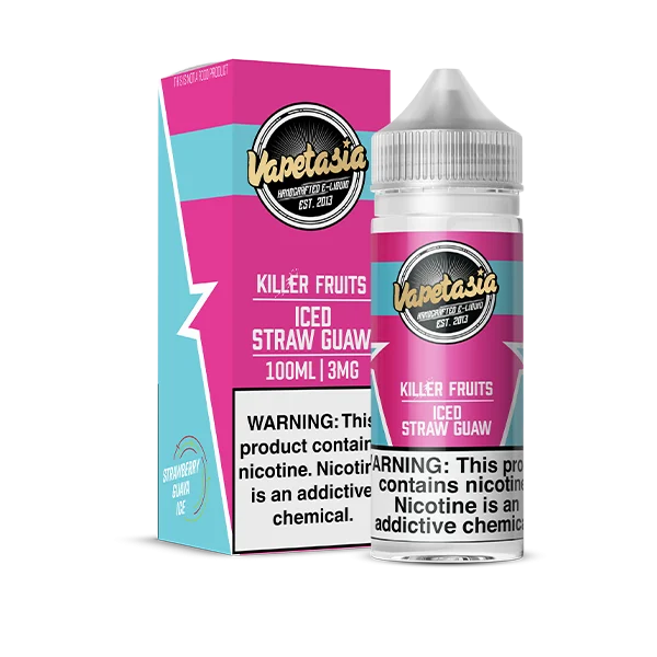 Vapetasia Killer Fruits Iced Straw Guaw eJuice