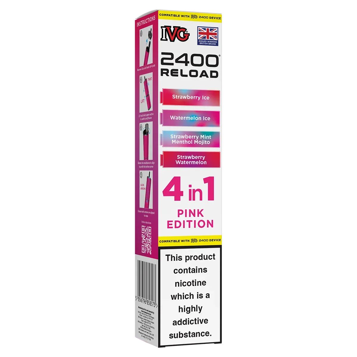 Pink Edition IVG 2400 Refill Pods