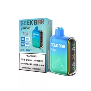 GEEK BAR PULSE 5% NIC 15000 PUFFS VAPE (BLUE MINT)
