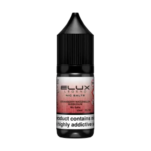 Strawberry Watermelon Bubblegum Nic Salt by Elux 10ml
