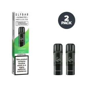 Spearmint Elf Bar 600 Prefilled Pods