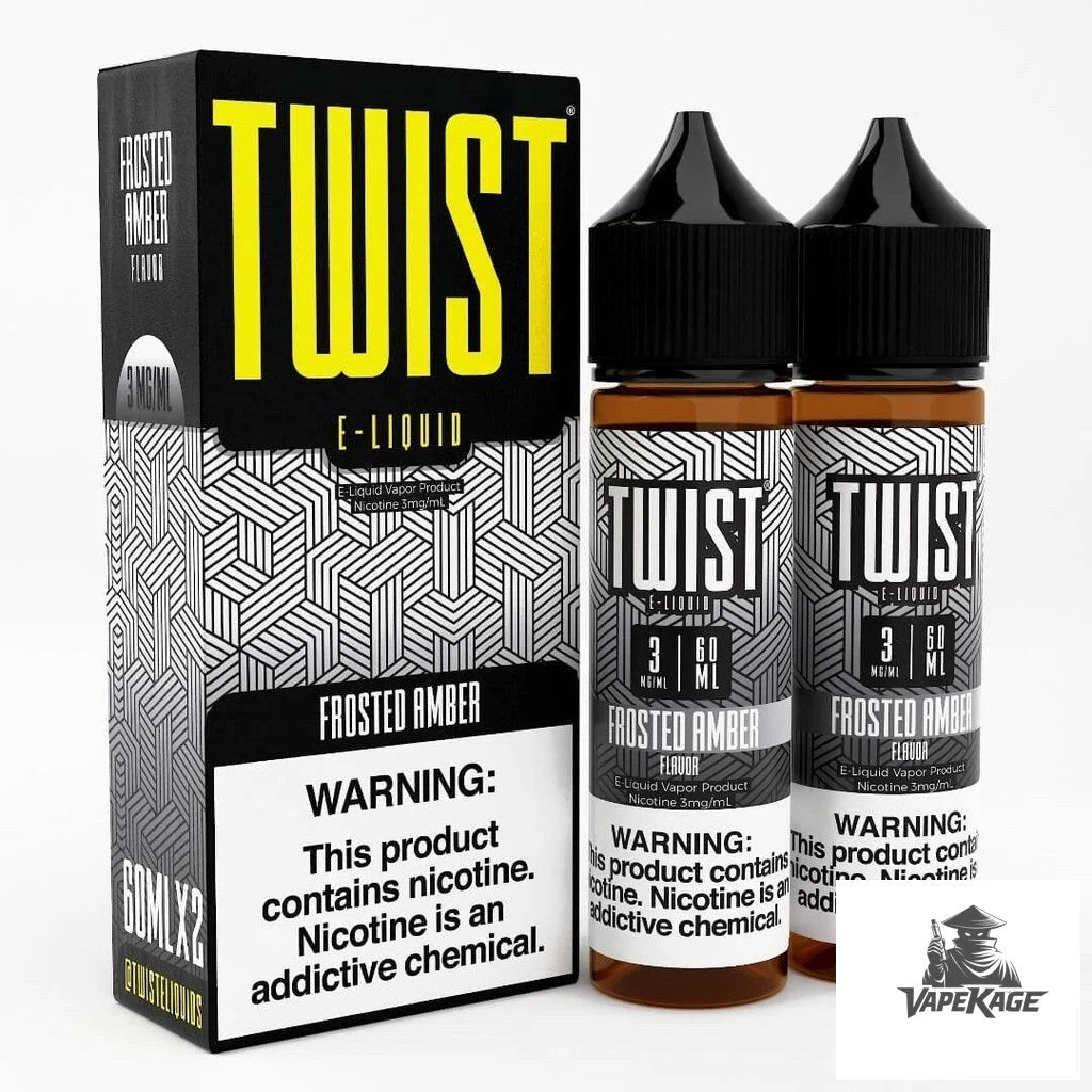Frosted Amber — Twist E-Liquids 120mL (2x60mL twin pack) Freebase